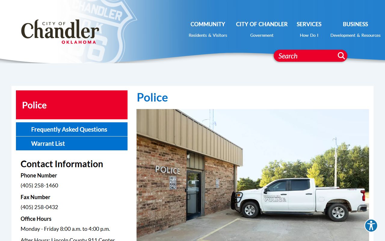 Lincoln County arrest records and charges Chandler Police Department page